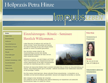 Tablet Screenshot of petra-hinze.de
